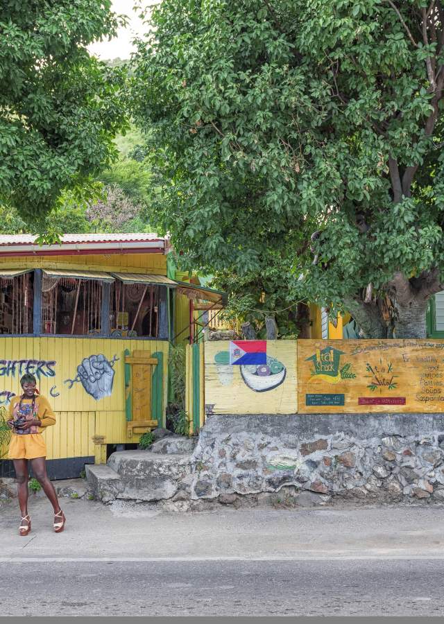 Girl at Ital Shack