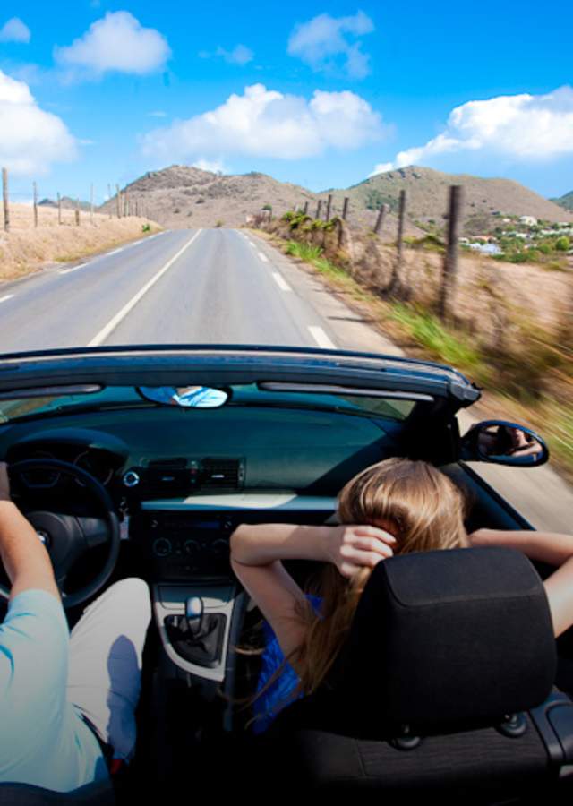 Couple in Jeep