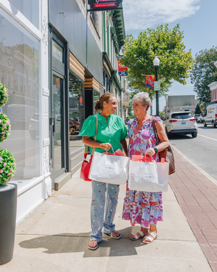 Shopping at a Shelby County boutique