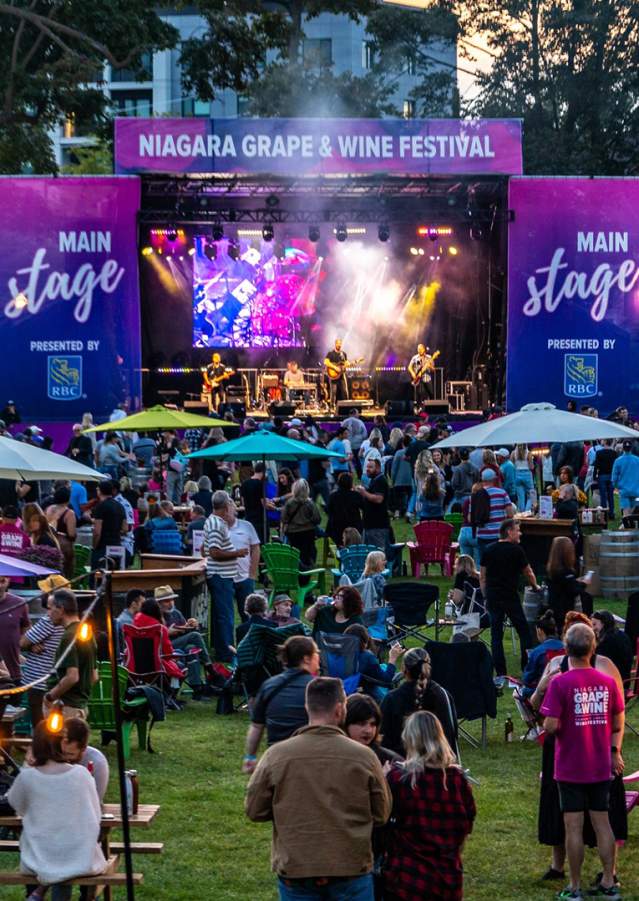 Grape & Wine Festival stage