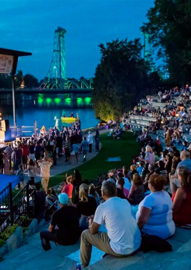 Concerts on the Canal at the Merritt Park Amphitheatre
