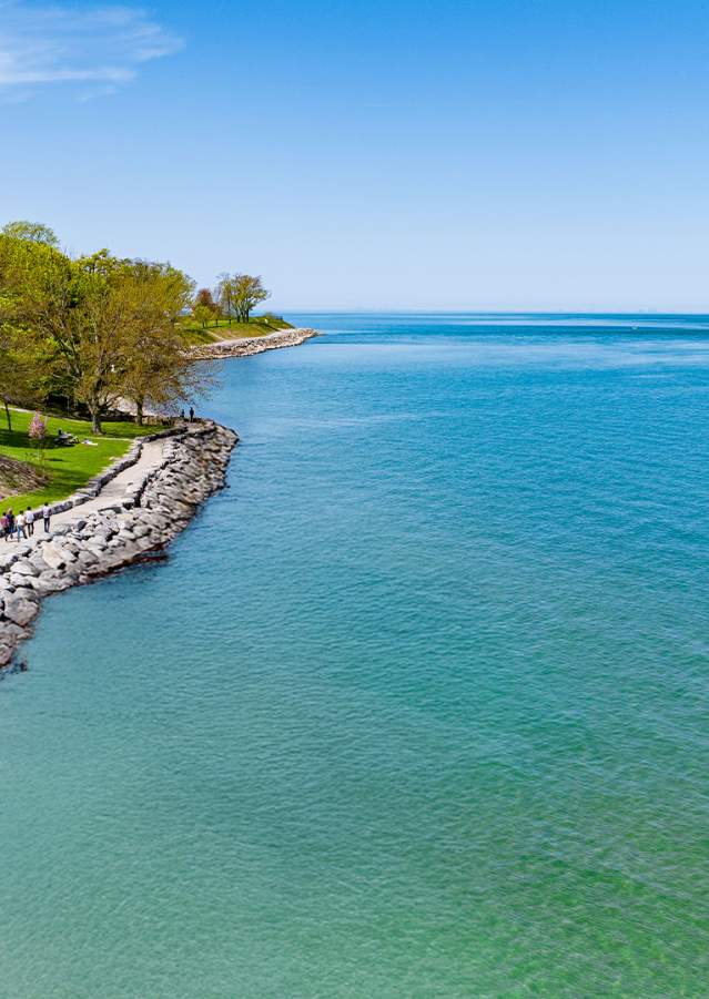 shoreline path