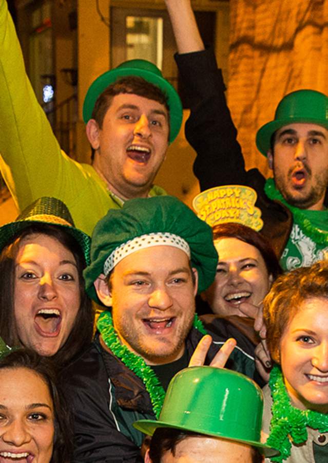 St. Patrick's Day in Trolley Square