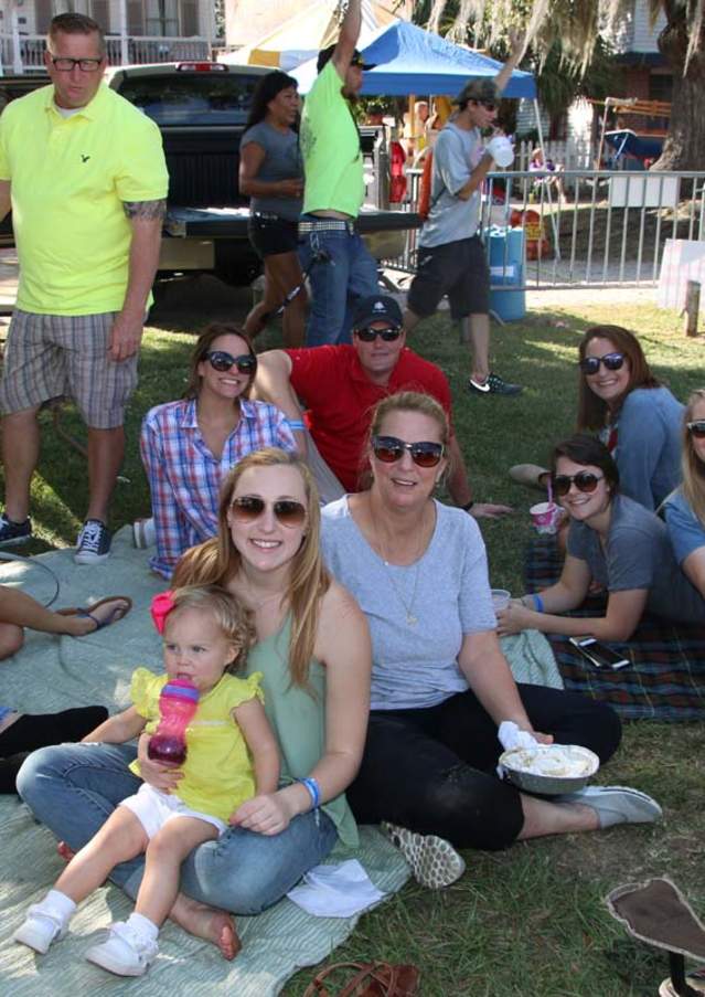 Families at The Wooden Boat Festival in Madisonville
