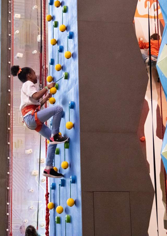 rock climbing