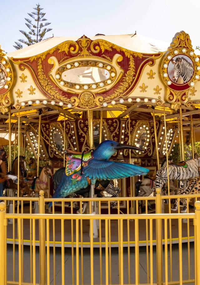 Santa Ana Zoo carousel