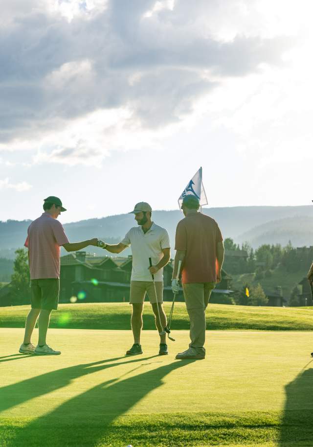 Golfing in Big Sky