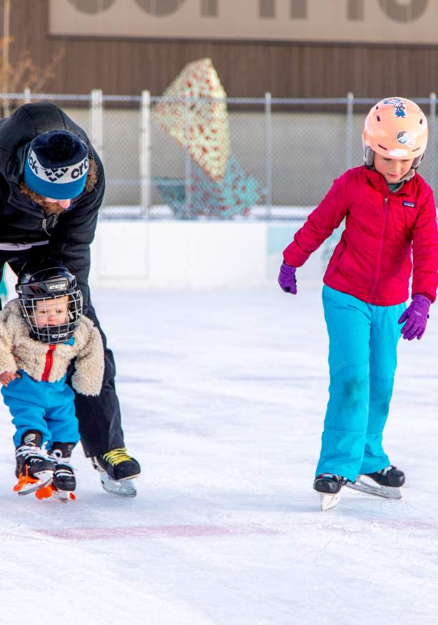 Family Ice Skating