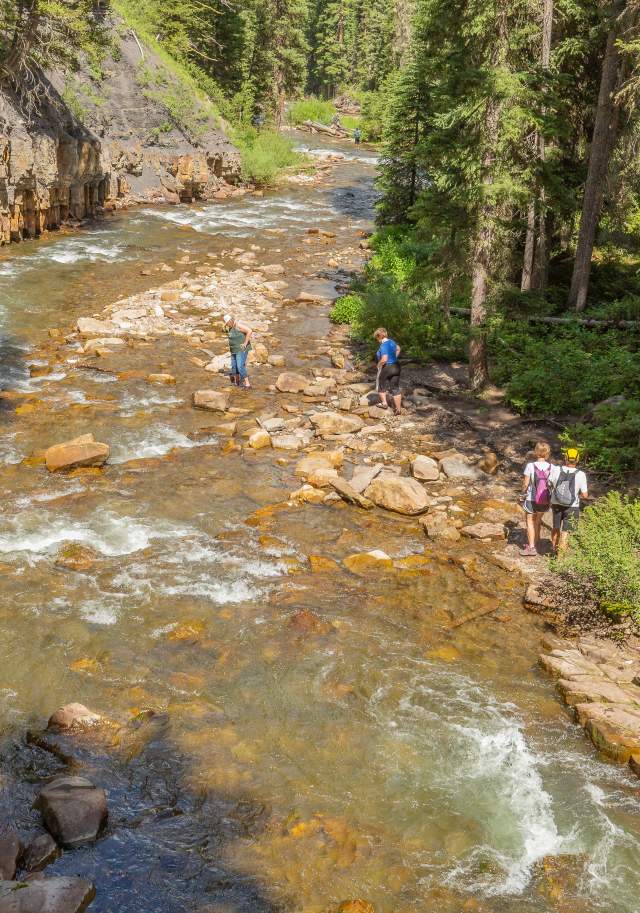 People in River