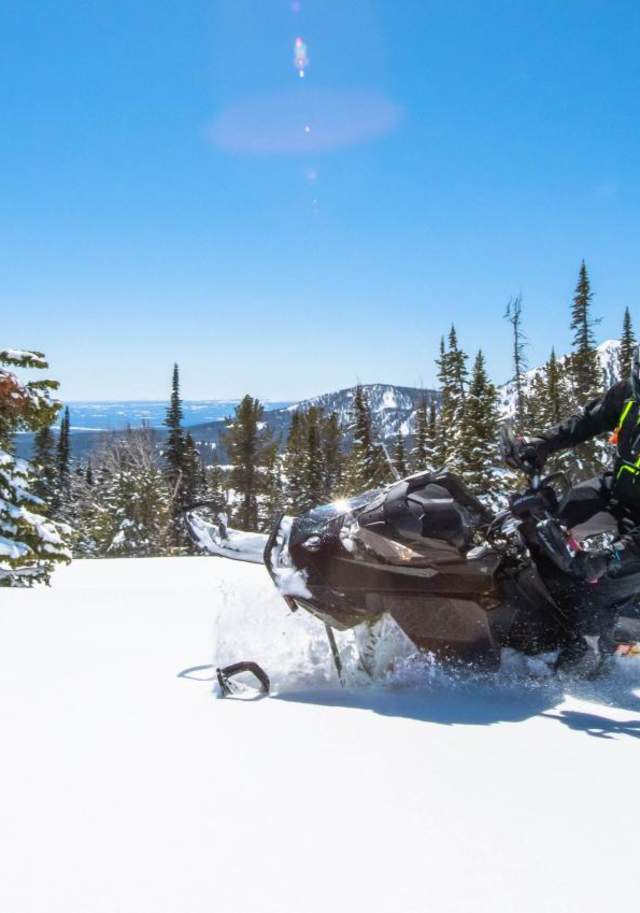 Snowmobiling