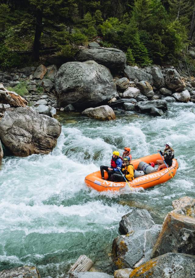 Whitewater rafting