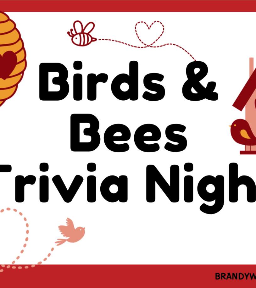Birds & Bees Trivia Night+21 @ Brandywine Zoo