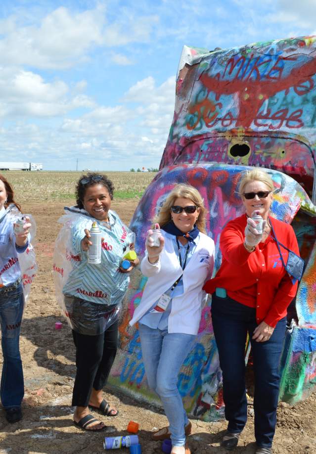 Cadillac Ranch - Group Picture