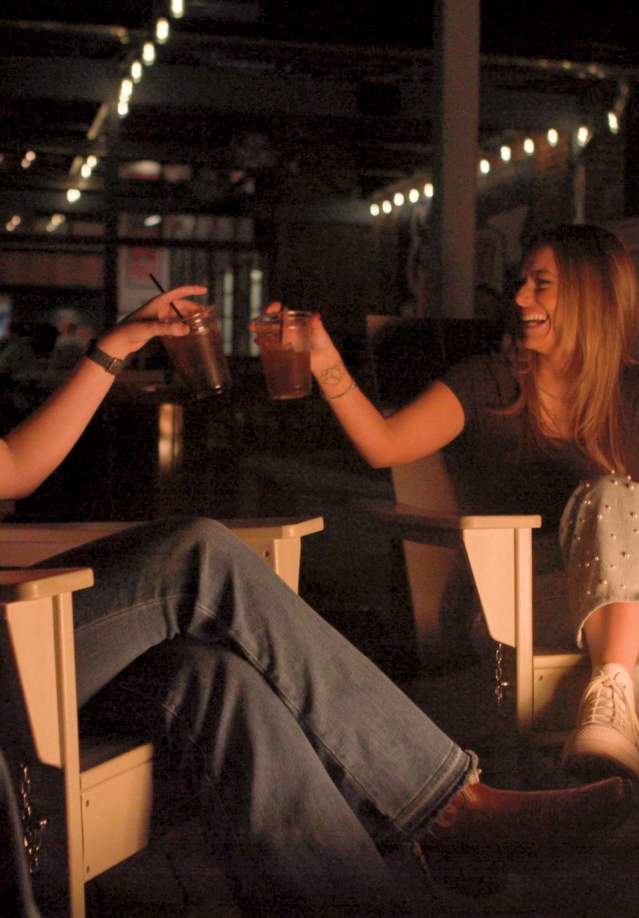 Women enjoying drinks at Old Glory Distillling Co.