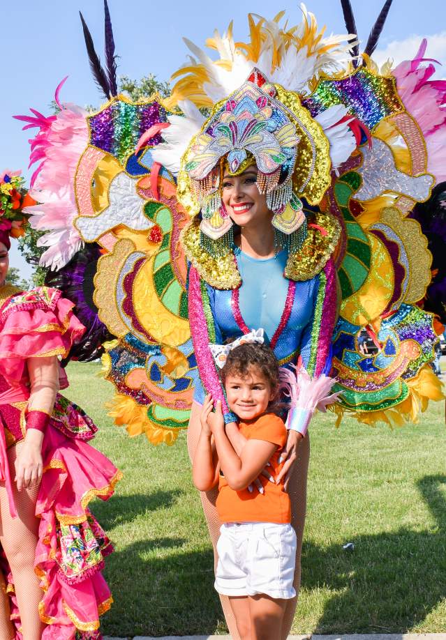 Performers at the Clarksville Hispanic Heritage Festival