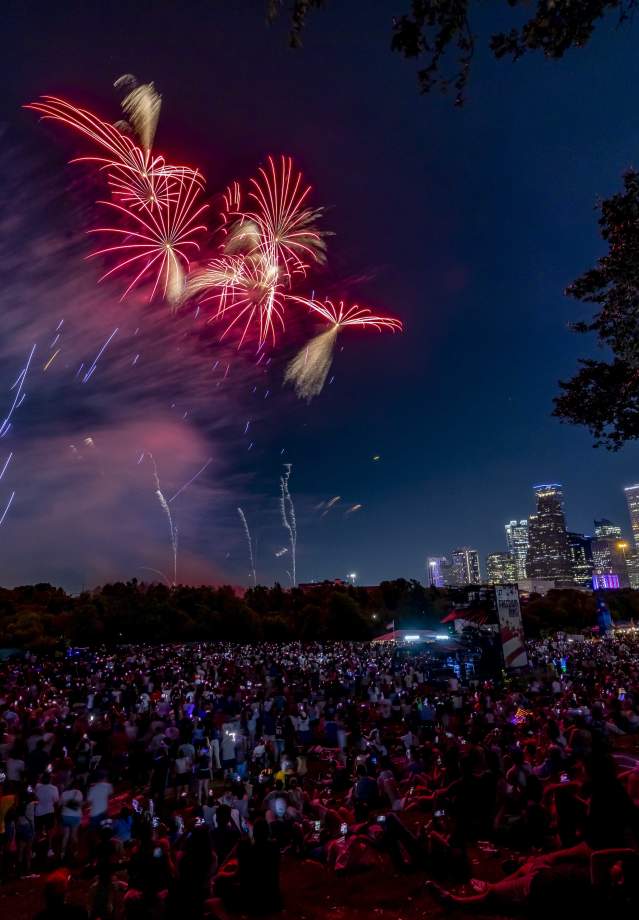 Dónde celebrar el 4 de Julio en Houston