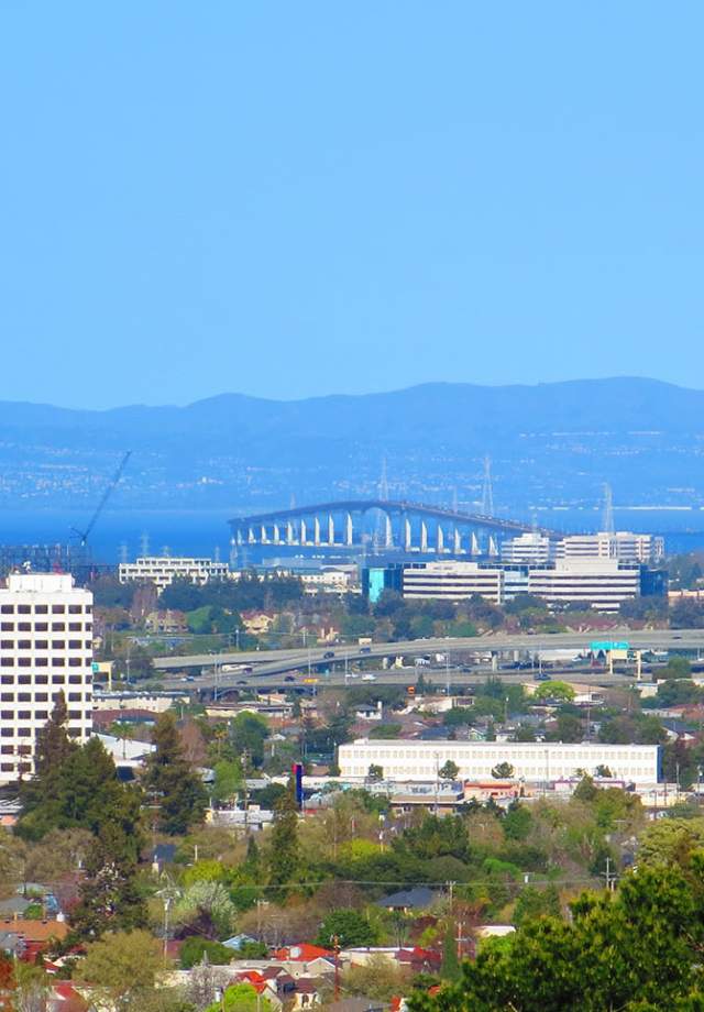 San Mateo Bridge and Skyline
