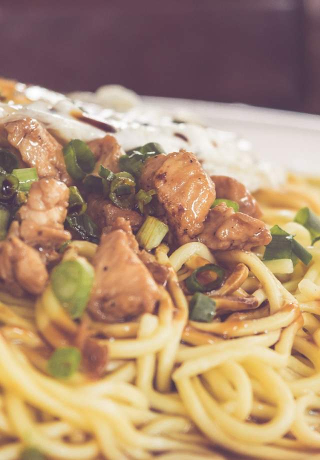 Plate of Chinese Noodles