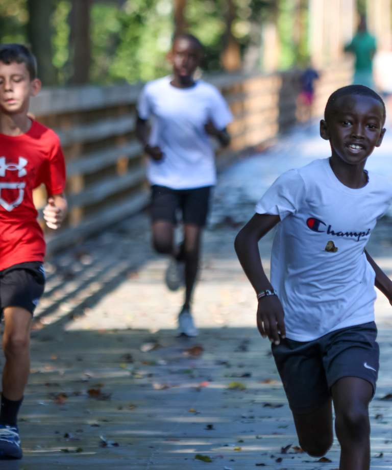 Kids running
