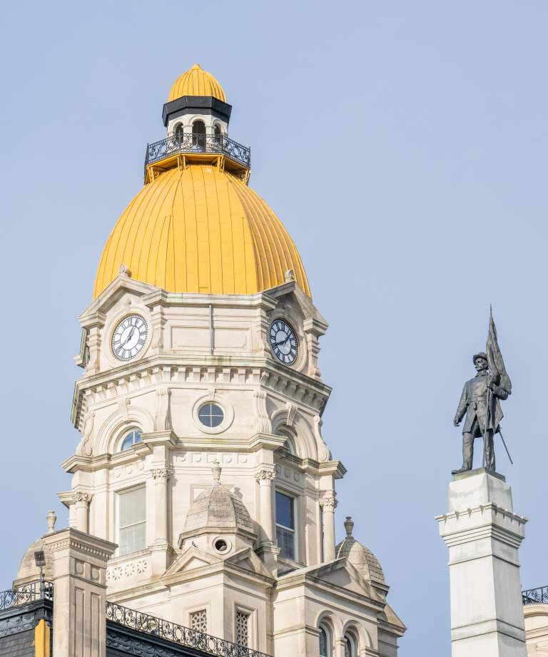 Vigo County Courthouse Veteran's Plaza