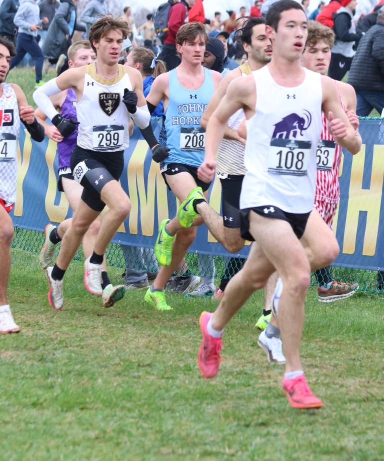 College men compete at the NCAA D3 Championships at LaVern Gibson Championship Cross Country Course in 2024
