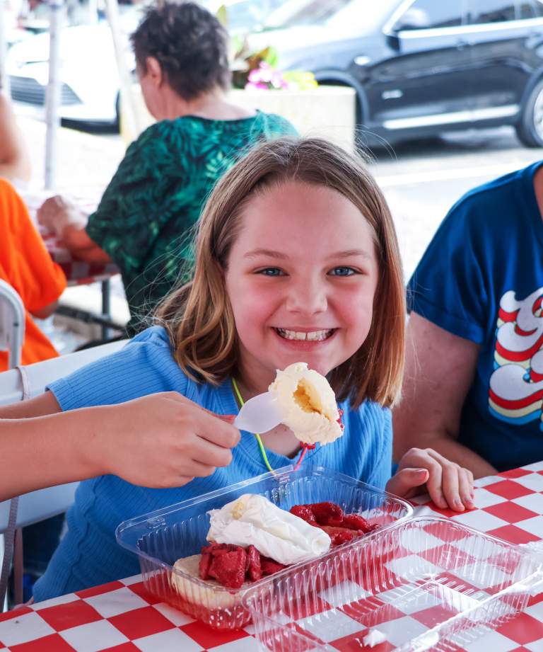 Strawberry Fest patriotic