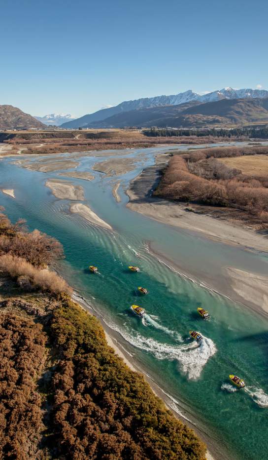 Jet boating on the Kawarau River
