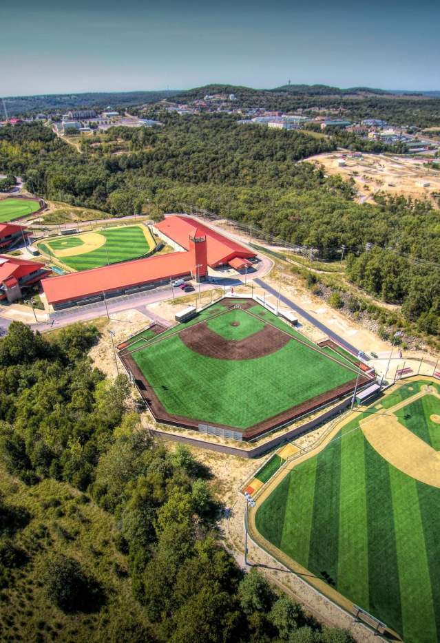 Aerial Baseball Fields