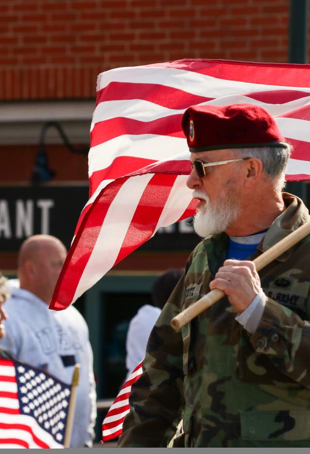 Patriotism Veteran Parade