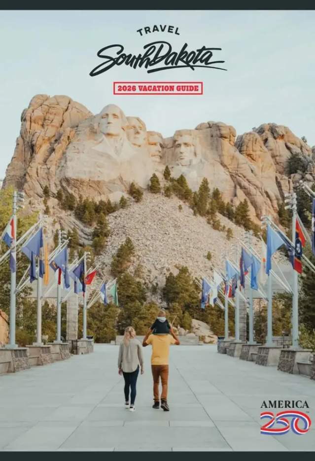 The covers for the Black Hills & Badlands Vacation Guide, South Dakota Vacation Guide, and Off-Road Adventures Guide
