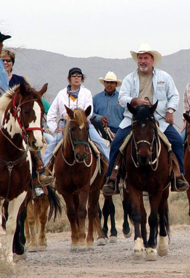 A Group Of People Horseback Riding in Chandler, AZ