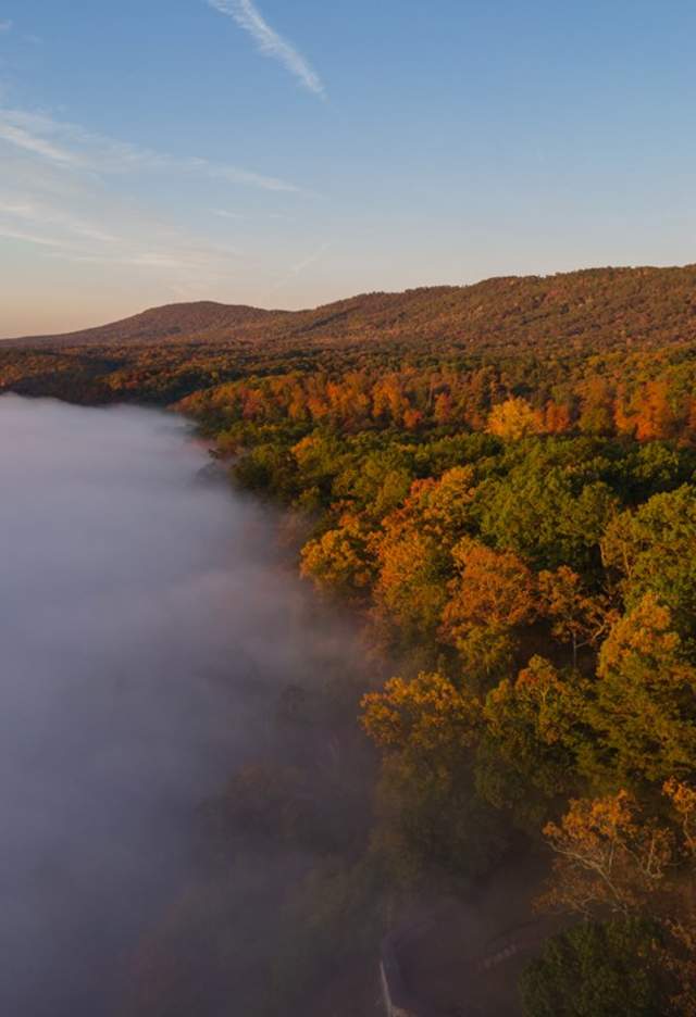 Allegany-County-Maryland-Sunrise Fall colors