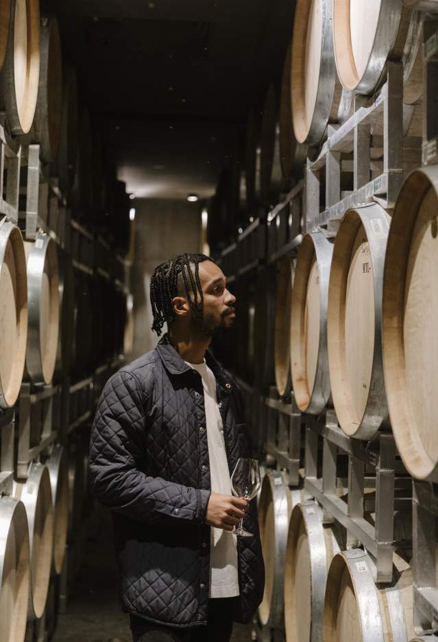 50th Parallel Estate Winery Barrel Room