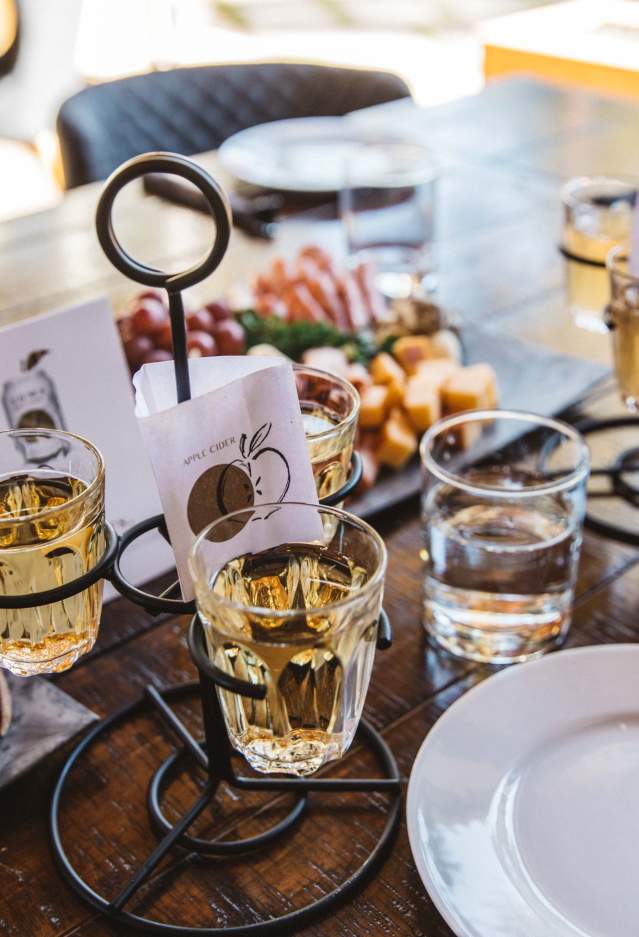 Soma Craft Cidery - Cider Tasting at Table