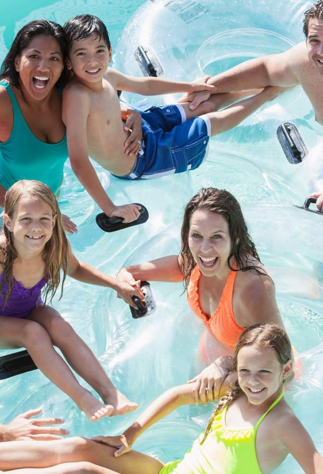 Splashdown Waterpark family tubing