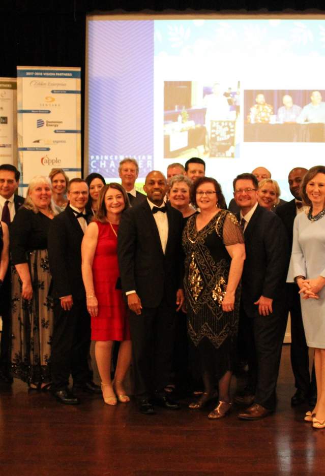 A group shot of the Prince William Chamber of Commerce