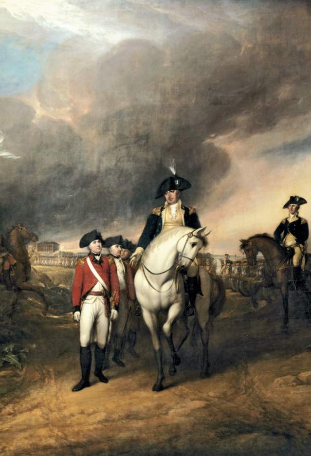 Painting of the Surrender of Lord Cornwallis Canvas - John Laurens