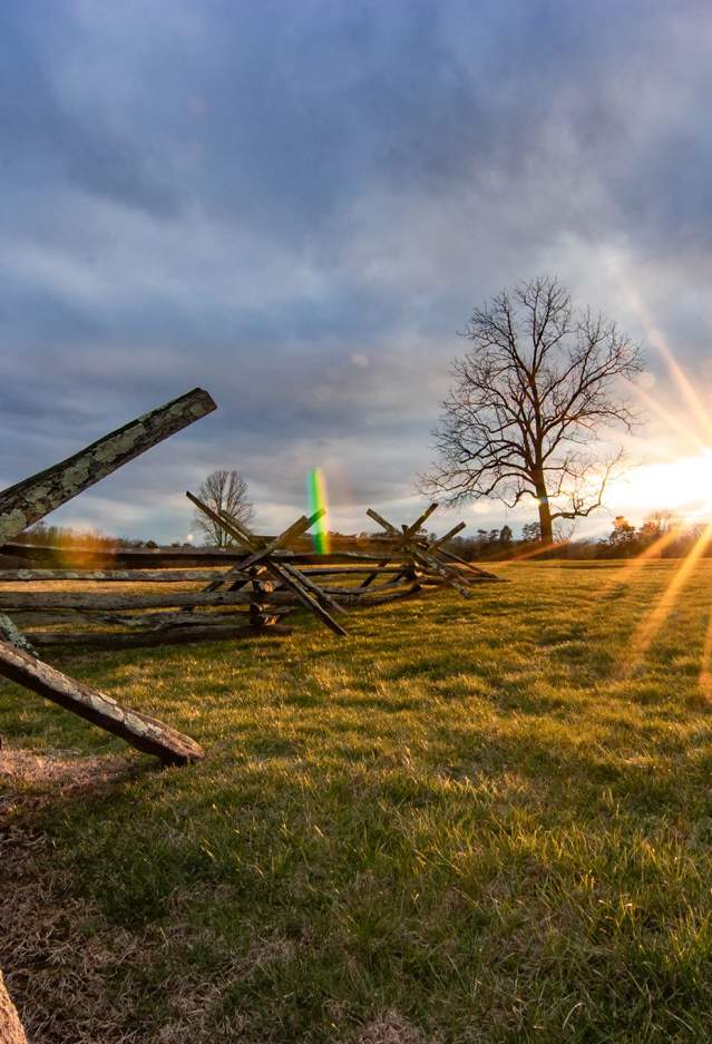 Manassas Battlefield Sunrise at Henry Hill