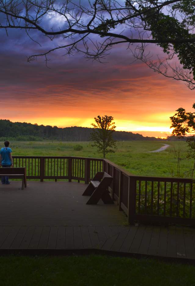 Prophetstown observation sunrise