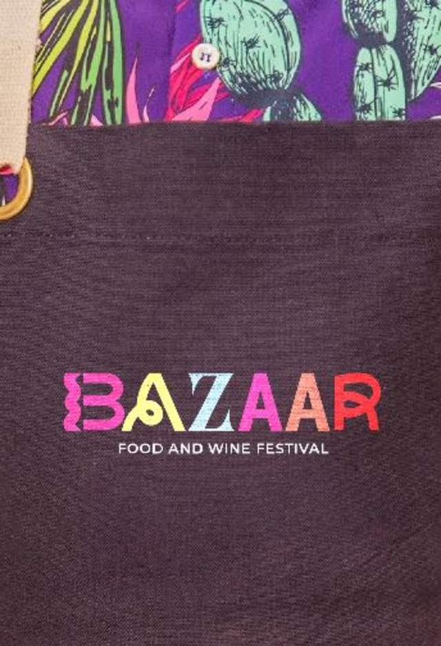 Bazaar Food and Wine Festival apron