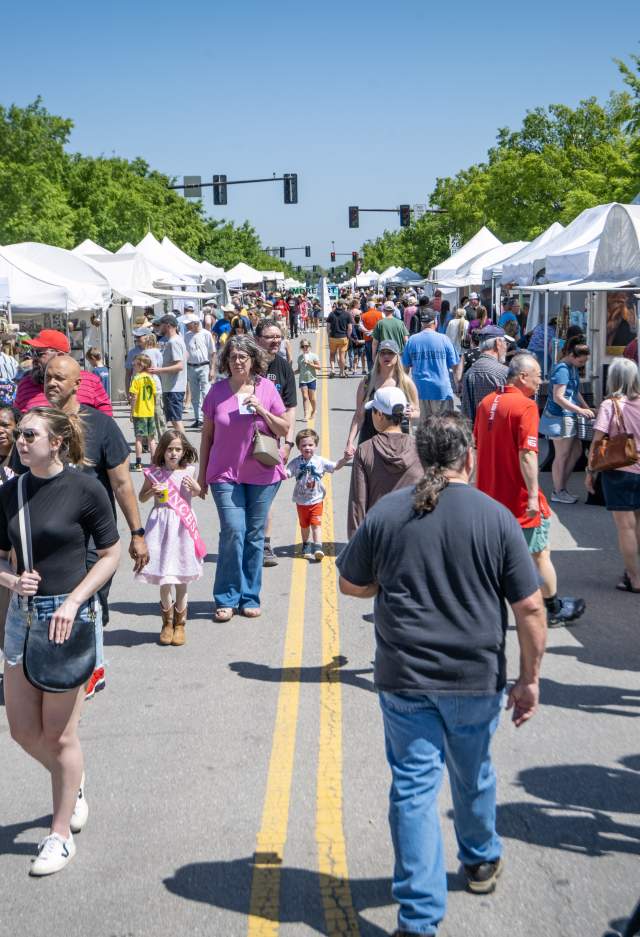 Street view of 2023 Arts Festival