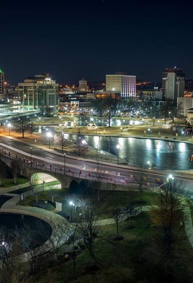 Downtown Huntsville Aerial