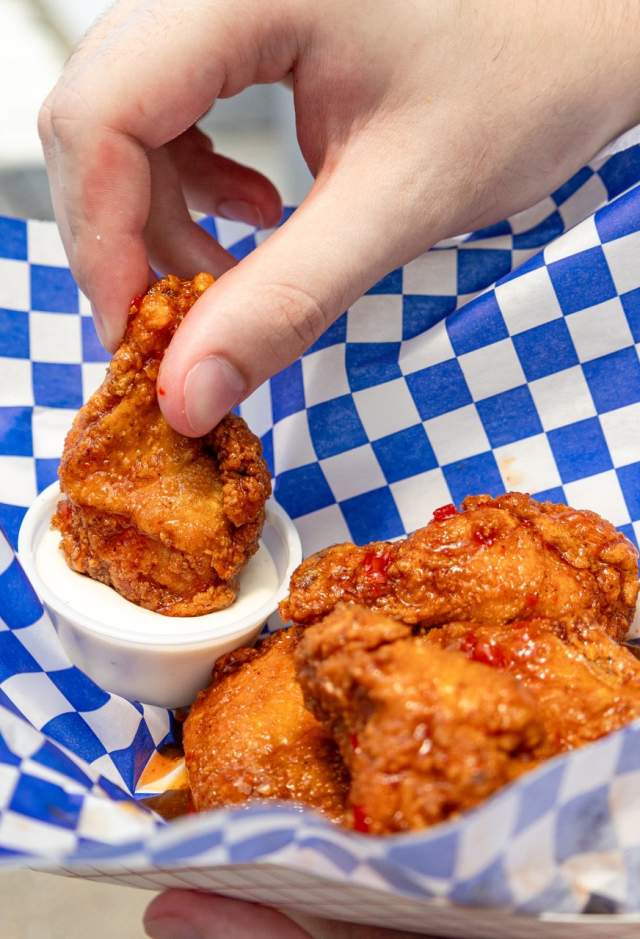 Chicken from soul food fest