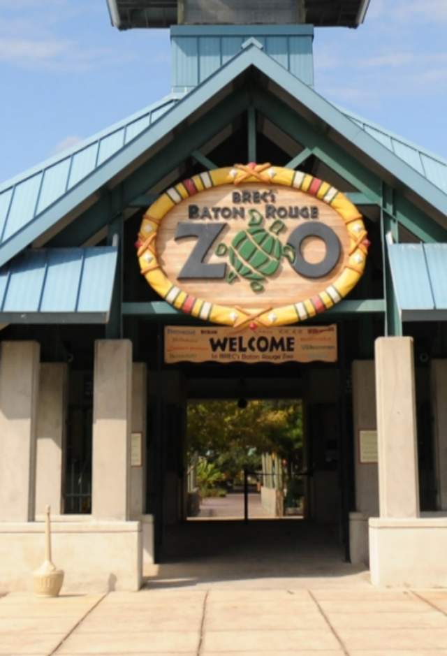 Front entrance to the Baton Rouge Zoo