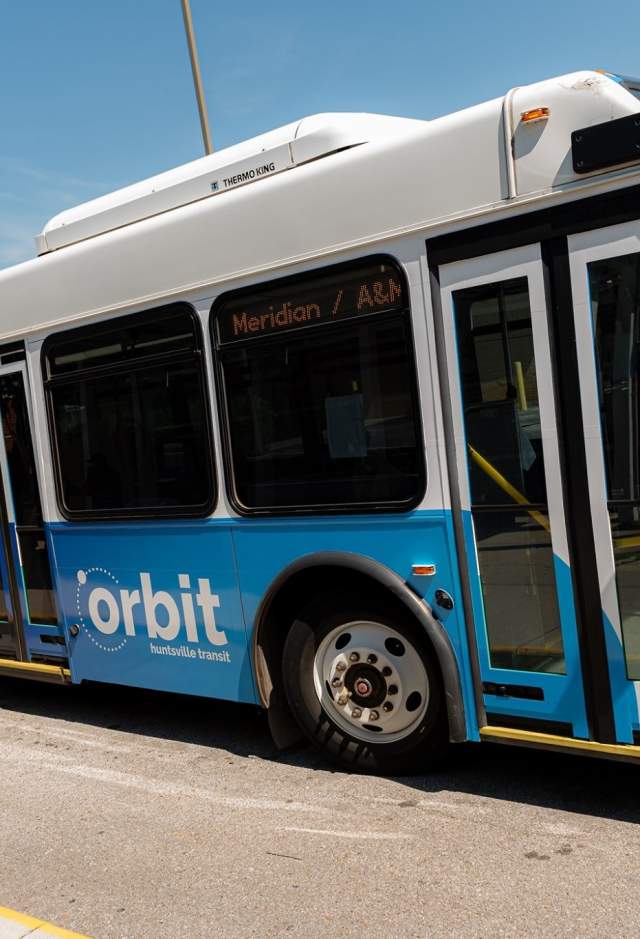 Orbit Huntsville shuttle - public transit