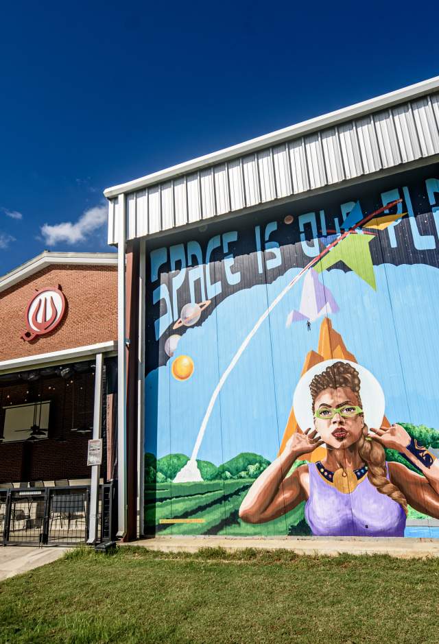 Space is Our Place mural - Jeff White