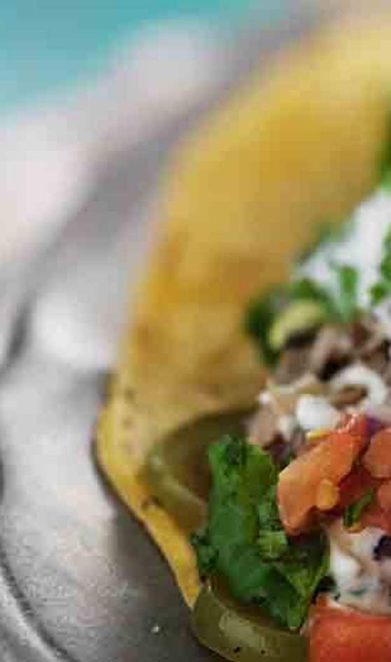 Tacos on a plate