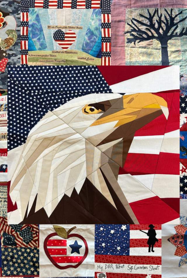 Quilt squares for the Great American Birthday Quilt.