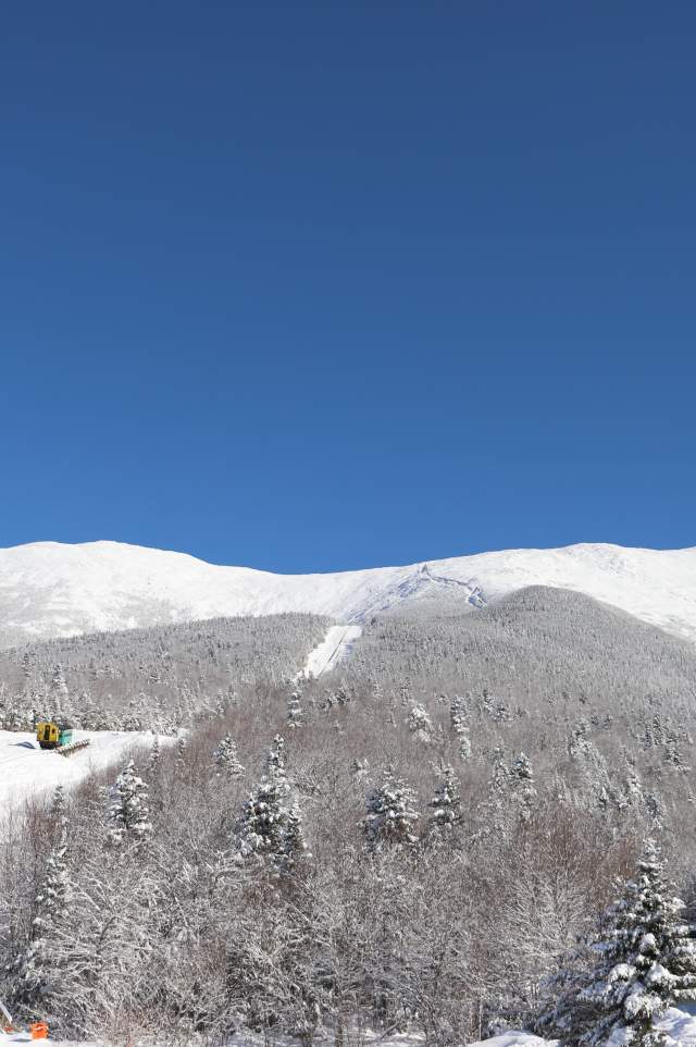 Cog Railway Winter Base Station View