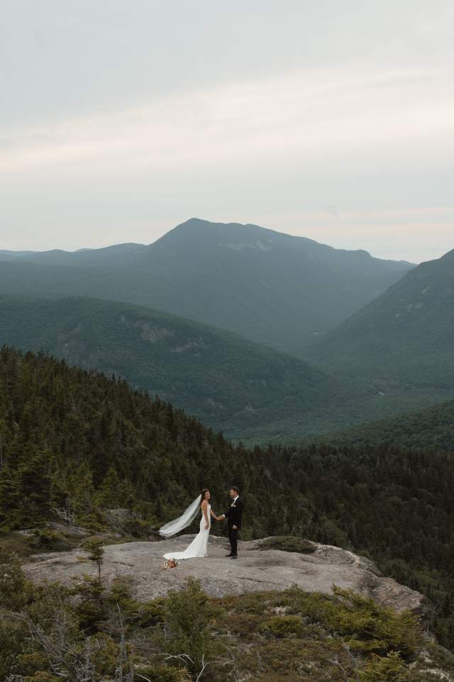 Scenic Elopement in the White Mountains  Photo By Kelsey Converse